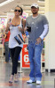 Katie Price with her husband Peter Andre shops at Babies R Us in Los Angeles on 3rd of February 2009