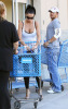 Katie Price with her husband Peter Andre shops at Babies R Us in Los Angeles on 3rd of February 2009