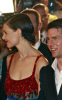 Tom Cruise and his wife Katie Holmes arrive at the Brazilian premiere of his film Valkyrie on the evening of February 3rd 2009