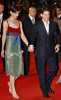 Tom Cruise and his wife Katie Holmes arrive at the Brazilian premiere of his film Valkyrie on the evening of February 3rd 2009