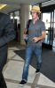 Zac Efron at LAX airport in Los Angeles on Tuesday afternoon