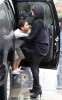 Katie Price taking her son Harvey to the Junior Blind of America school in Los Angeles on february 6th 2009