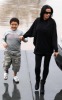 Katie Price taking her son Harvey to the Junior Blind of America school in Los Angeles on february 6th 2009