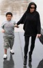 Katie Price taking her son Harvey to the Junior Blind of America school in Los Angeles on february 6th 2009