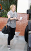 Hilary Duff spotted grapping a cup of coffee yesterday