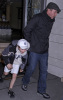 Guy Ritchie and son Rocco leaving the Kabbalah center in New York City