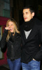 Jennifer Aniston and John Mayer leaving La Esquina after sharing a romantic dinner