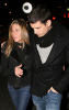 Jennifer Aniston and John Mayer leaving La Esquina after sharing a romantic dinner