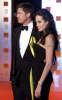 Angelina Jolie and Brad Pitt arrive at the BAFTA Awards