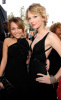 miley cyrus and Taylor Swift arrive at the Grammy Awards 2009