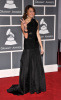 miley cyrus arrives at the Grammy Awards 2009