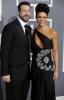 Lisa Rinna with Joey Fatone arrive together at the 2009 grammy awards