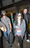 Vanessa Hudgens and Zac Efron arrive at LAX airport in Los Angeles on February 9th 2009