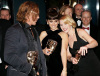 Kate Winslet with Penelope Cruz and Mickey Rourke at the BAFTA awards