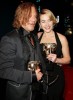 Kate Winslet and Mickey Rourke at the BAFTA awards