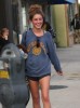 Shenae Grimes is a yoga student