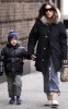 Sarah Jessica Parker taking her son James Wilkie Broderick to school in New York on the morning of February 10th 2009 1