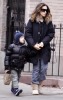 Sarah Jessica Parker taking her son James Wilkie Broderick to school in New York on the morning of February 10th 2009 4