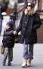 Sarah Jessica Parker taking her son James Wilkie Broderick to school in New York on the morning of February 10th 2009 2