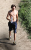 Zac Efron topless hiking on the outskirts of Los Angeles yesterday afternoon February 10th 2009 4