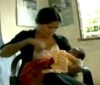 Salma Hayek breastfeeding a hungry baby boy during her visit to a hospital in Sierra Leone 1