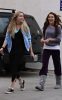 Miley Cyrus joins a a pilates class in Toluca Lake, California