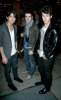 Jonas Brothers were spotted arriving at their Manhattan hotel in New York City on February 12th 2009