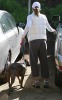 Jessica Biel spotted walking her dog