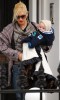 Gwen Stefani takes her young son Zuma out for lunch at asian restaurant Wagamamas in central London on February 12th 2009 3