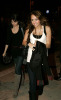 Miley Cyrus and Selena Gomez at Koi restaurant in Los Angeles California on February 12th 2009