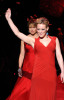 Katie Couric and Hilary Duff participate at the Heart Truth Red Dress Show