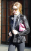 Lindsay Lohan was spotted leaving the Bowery Hotel in New York City on February 13th 2009