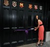 Freida Pinto arrives at the opening of Liberty of London store on February 15th 2009