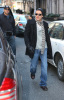 Marc Anthony seen leaving there hotel in New York and getting into an awaiting limosine