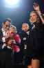 Jennifer Lopez and Marc Anthony with their kids Max and Emme