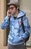 Pete Wentz from Fall Out Boy band arrives at the Perth Airport in Perth, Australia