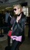 Paris Hilton arrives at LAX International Airport