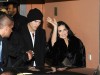 Demi Moore and Ashton Kutcher arrive at Borchardt restaurant on February 11th 2009 in Berlin Germany 2