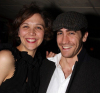 Jake Gyllenhaal and Maggie Gyllenhaal at the after party for the Off Broadway play Uncle Vanya at Pangea restaurant in New York City on February 12th 2009 2