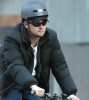 Leonardo DiCaprio rides his bike in New York City on February 13th 2009 3