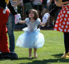 Suri Cruise with Mickey and Minnie Mouse