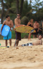 Brody Jenner and the cast of the hills at Sunset Beach in Hawaii