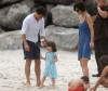 suri Cruise on the beach in Copa Cabana at Sushi place in Brazil on January 31st 2009 4