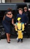 Victoria Beckham with her sons Cruz, Brooklyn and Romeo