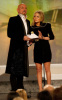 Mary Kate Olsen and Ben Kingsley on stage at the 2009 Film Independentâ€™s Spirit Awards