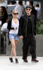 Nicole Richie with Joel Madden walking together after eating breakfast in Los Angeles earlier today on February 21st 2009 5