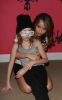 Miley Cyrus pictures with her younger sister Noah Lindsey at home in Los Angeles on February 20th 2009 1