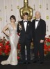 Tina Fey with Dustin Lance Black and Steve Martin at 81st Annual Academy Awards on February 22nd 2009