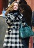 Leighton Meester on the filming set of Gossip Girl in the East Village of New York City on February 23rd 2009