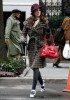 Leighton Meester on the filming set of Gossip Girl in New York City on February 2nd 2009